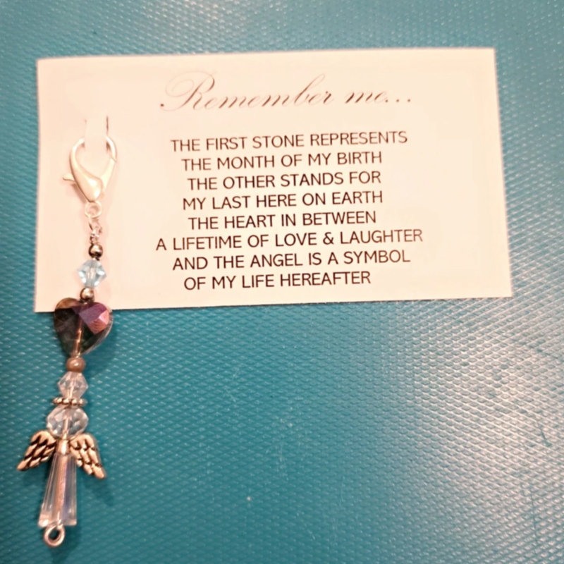 Remember Me Angel Charm/Keychain