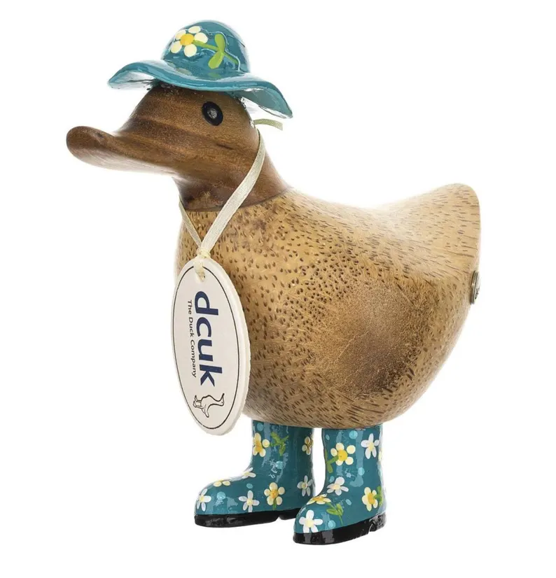 Floral Hat & Boots Ducky's