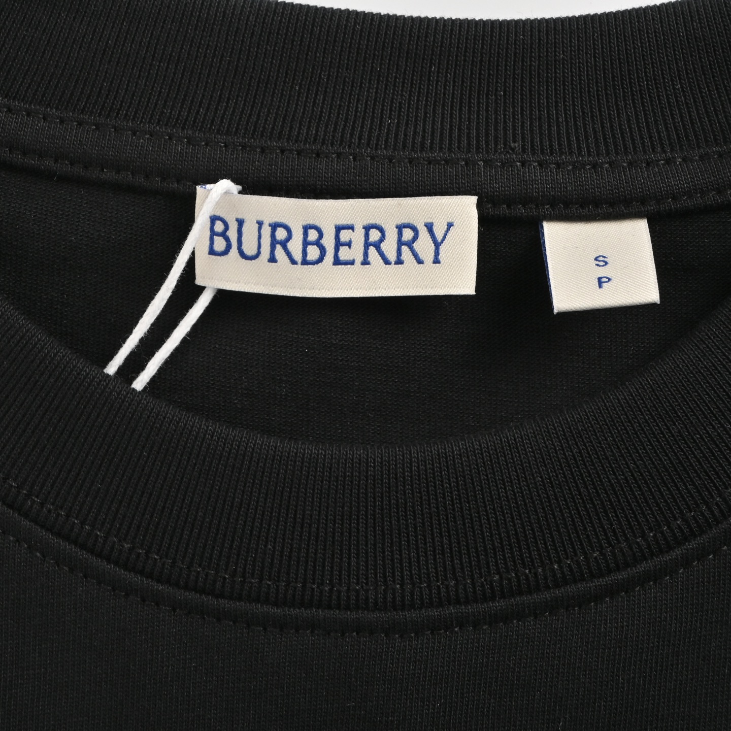Burberry 25ss gold-edged warhorse leather label pocket short sleeve