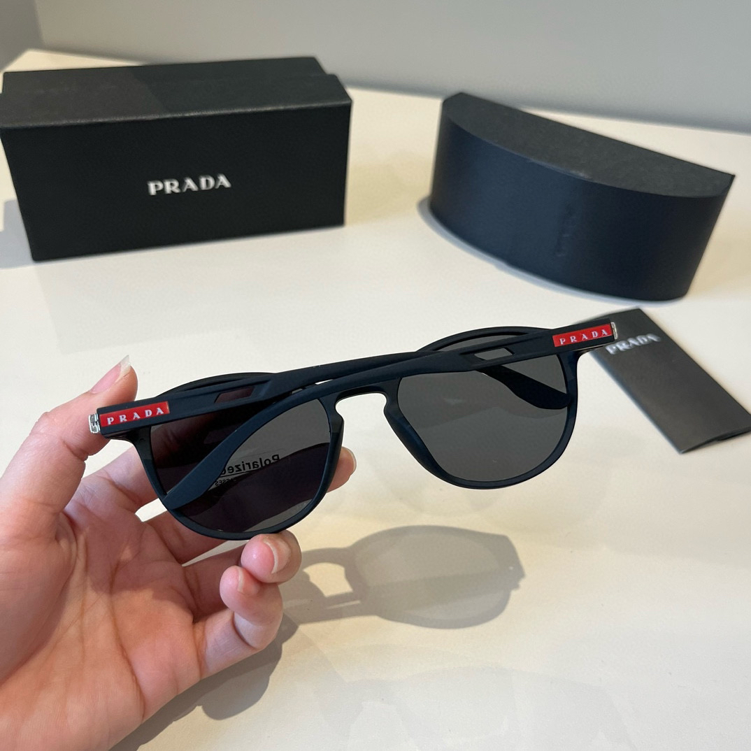 Prada round frame sunglasses