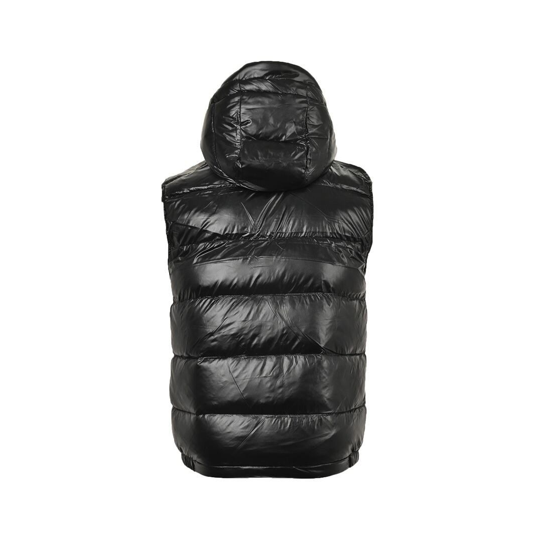 Moncler Classic Stand Collar Hooded Down Vest
