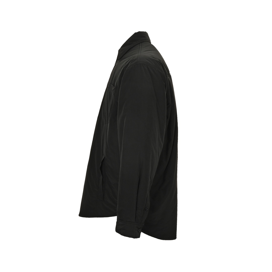 Balenciaga 24Fw pocket small logo long-sleeved shirt cotton coat