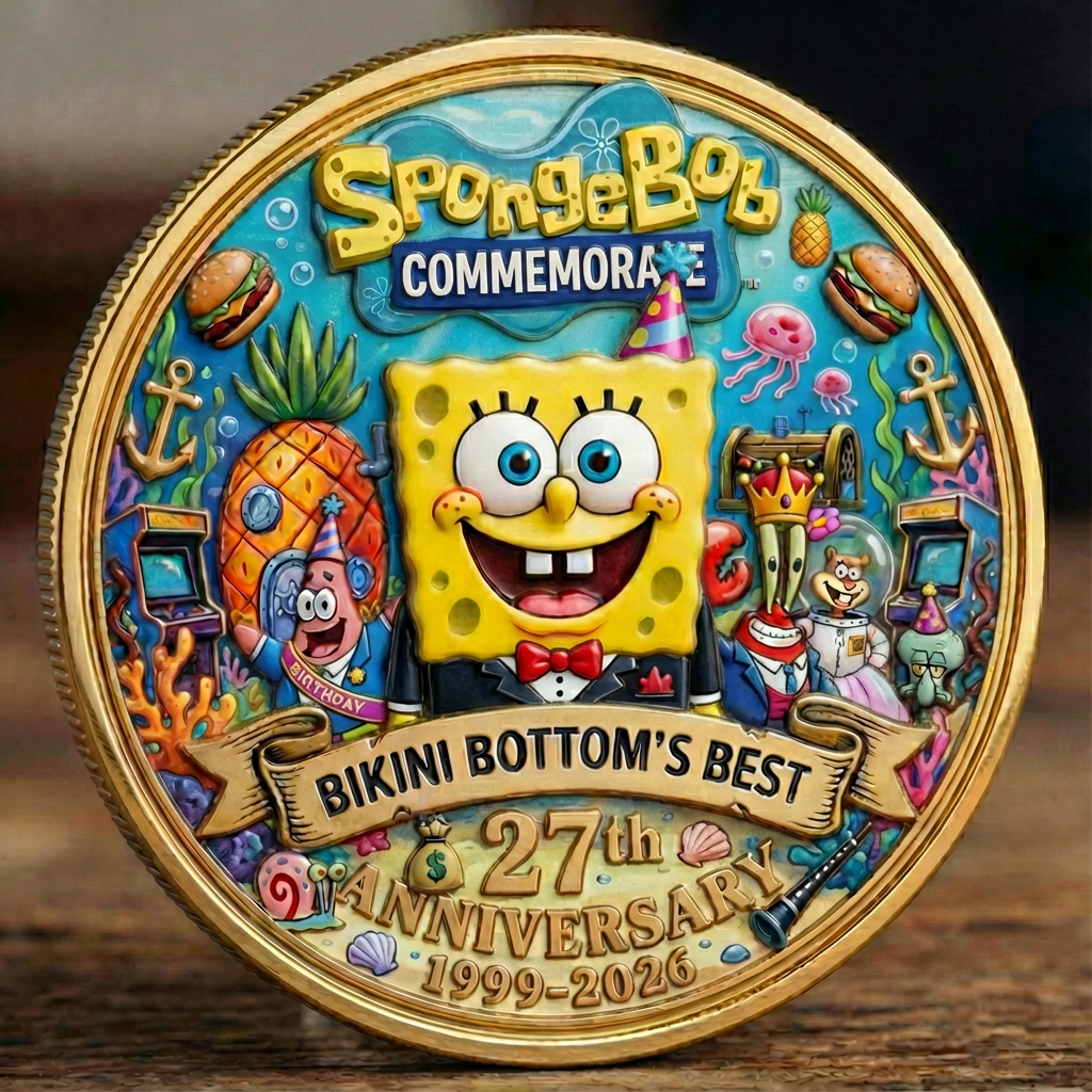 SpongeBob SquarePants 27th Anniversary Commemorative Coin