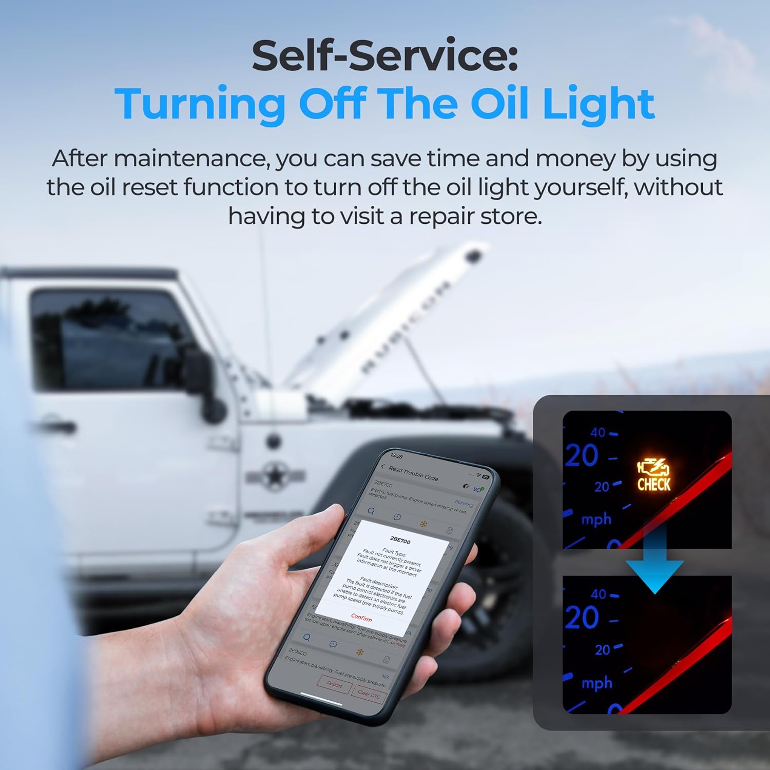 TopScan OBD2 Scanner Bluetooth Bi-Directional Scanner Wireless All System Diagnostic Tool