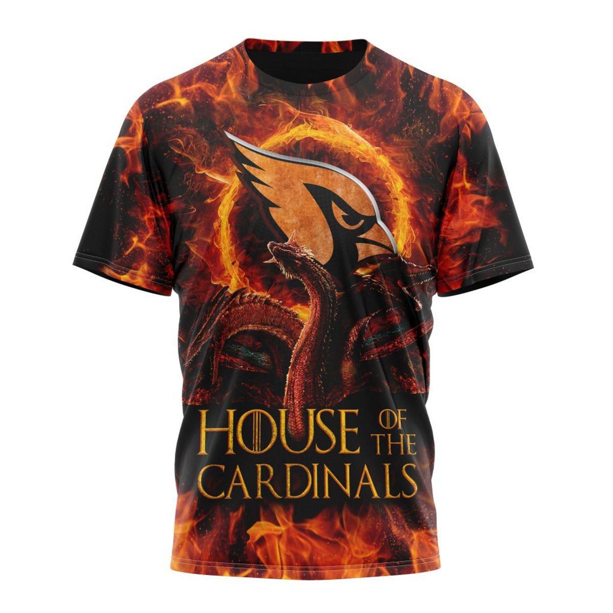 ARIZONA CARDINALS GAME OF THRONES – HOUSE OF THE CARDINALS 3D HOODIE