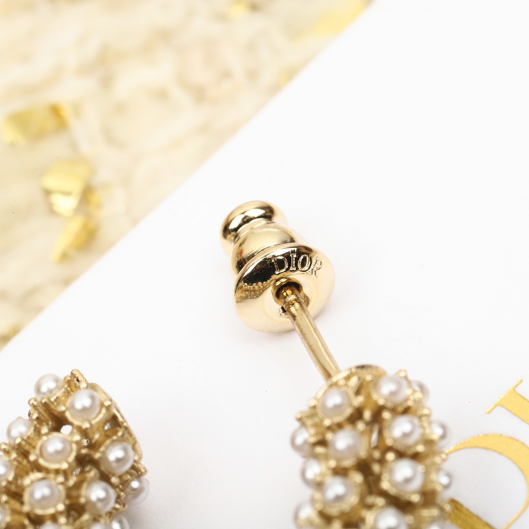 Dior Baroque Pearl Earrings