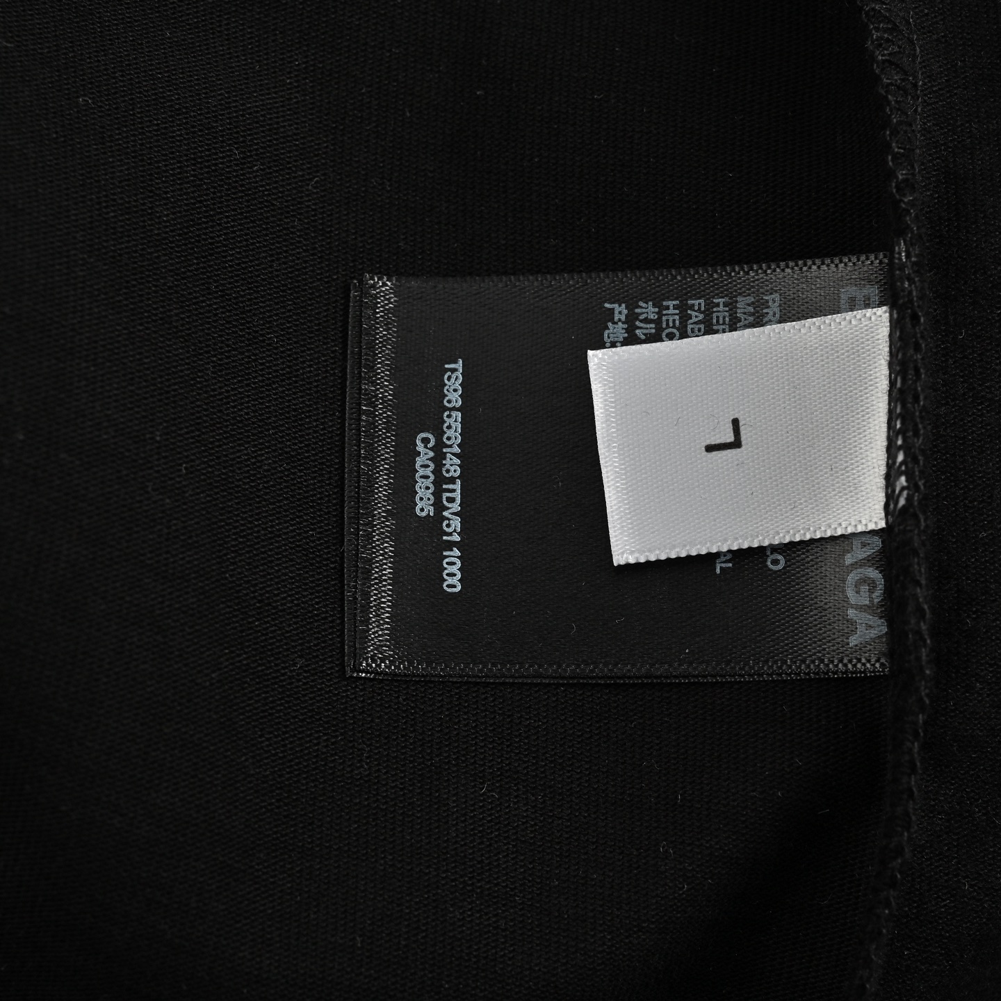 Balenciaga 25ss geometric logo double B digital flocking printing short sleeves