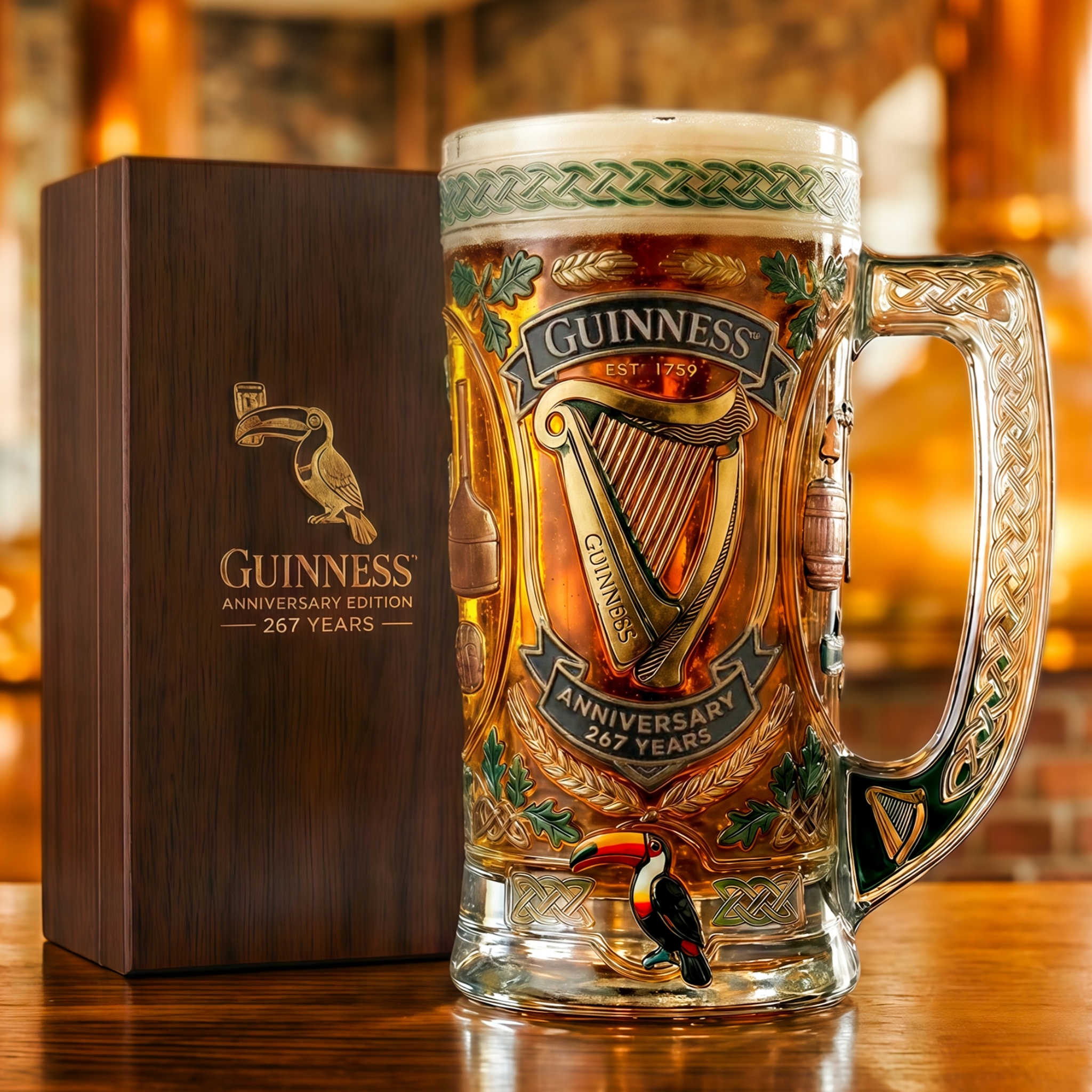 Guinness 267th Anniversary Beer Mug