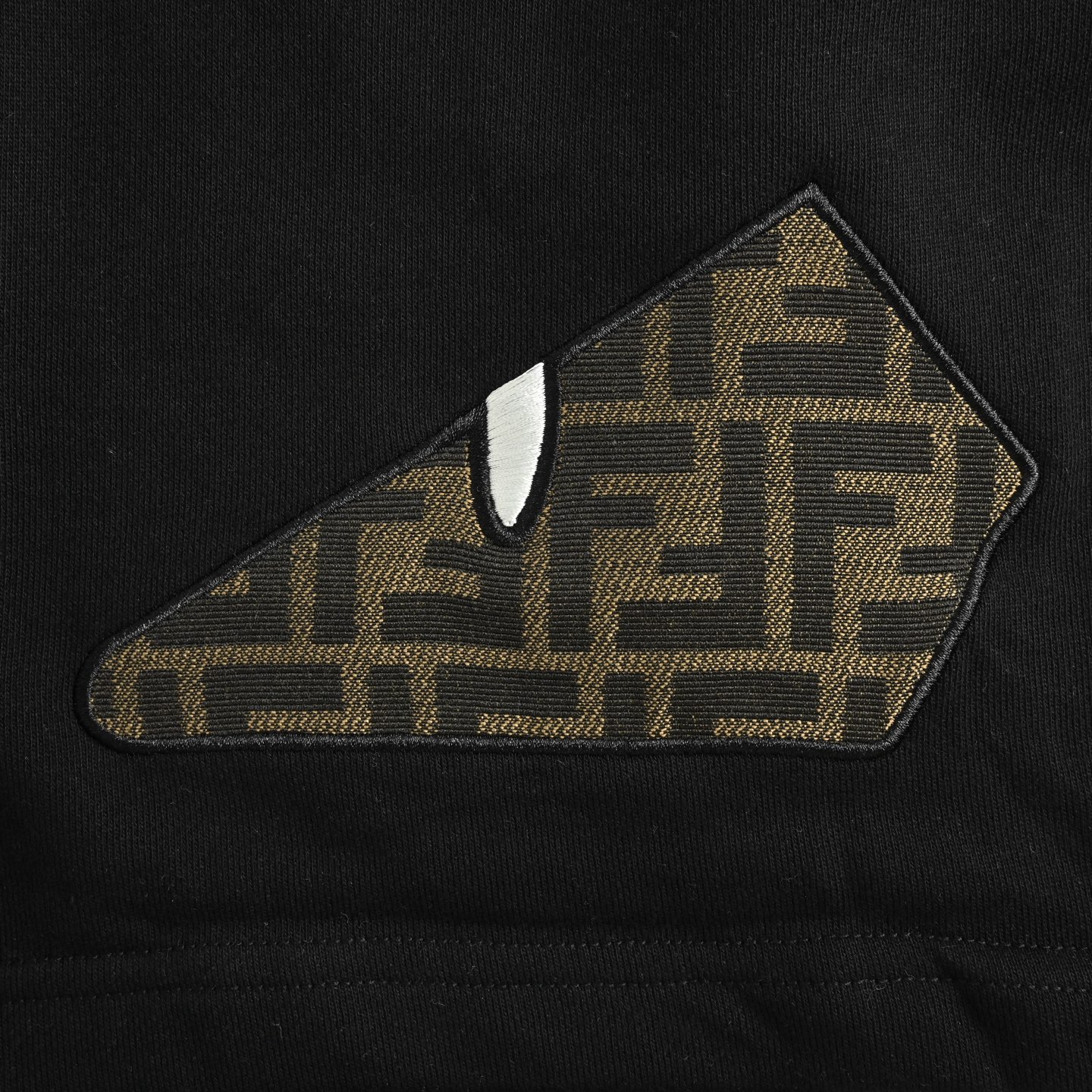 Fendi Monster Eyes Embroidered Short Sleeve