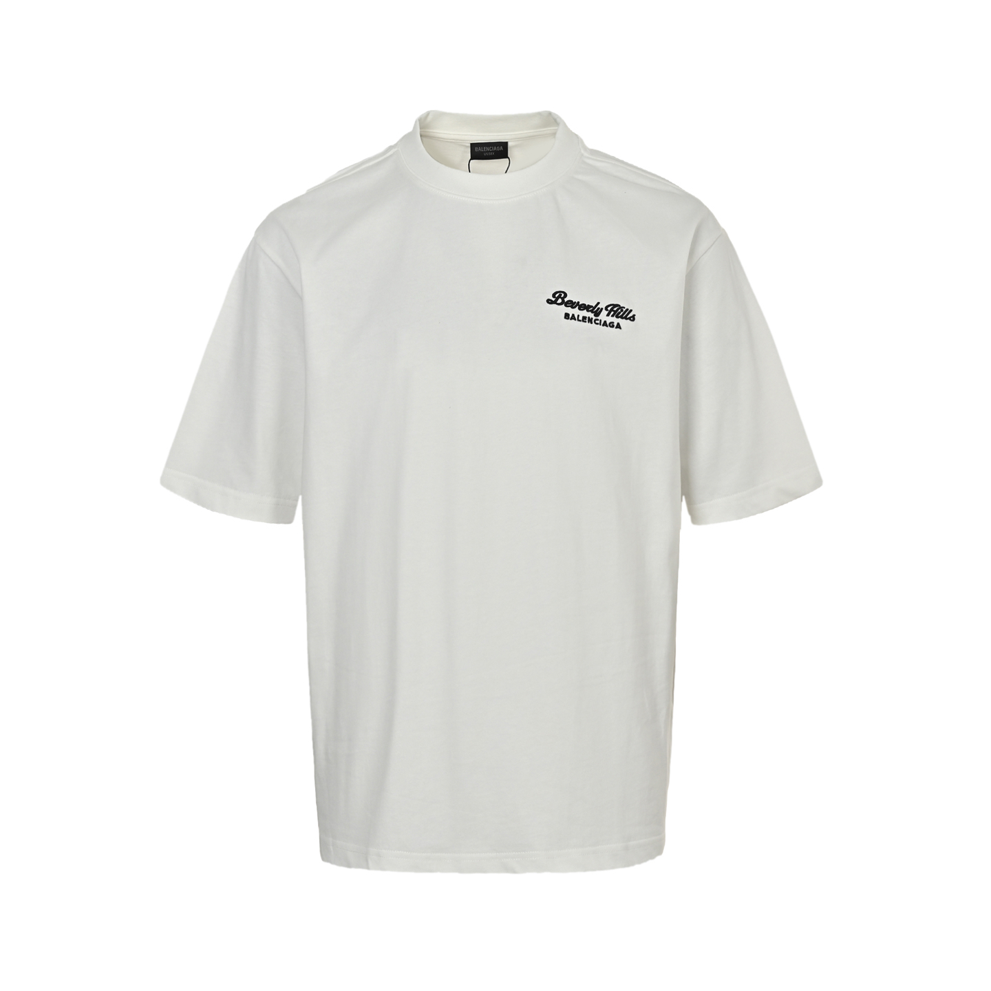 Balenciaga 25ss Beverly Hills lettering embroidered short sleeve