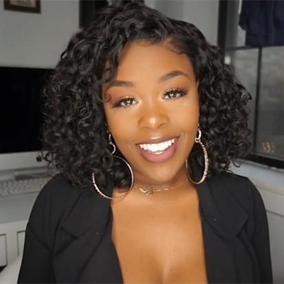New Vacation Wig Short Water Wave Custom Summertime Wig