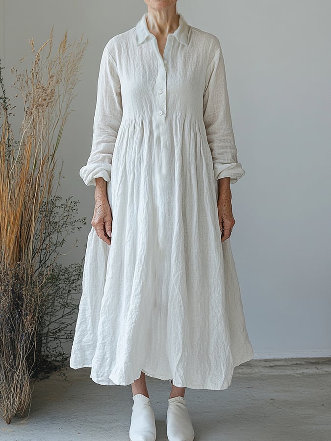 Women's Casual Loose Cotton Dress