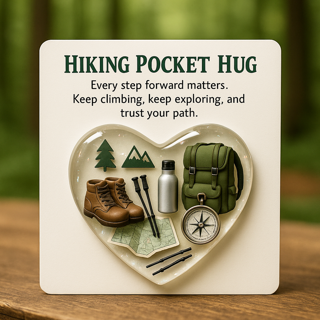 Hiking Pocket Hug — Carry a Little Courage Wherever You Go