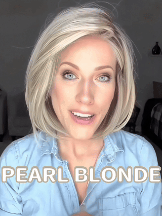 Blonde Bob Wig With Natural Shine