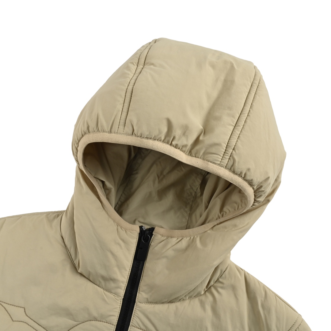 Burberry 24Fw Warhorse Embroidered Quilted Zip Hooded Puffer Jacket