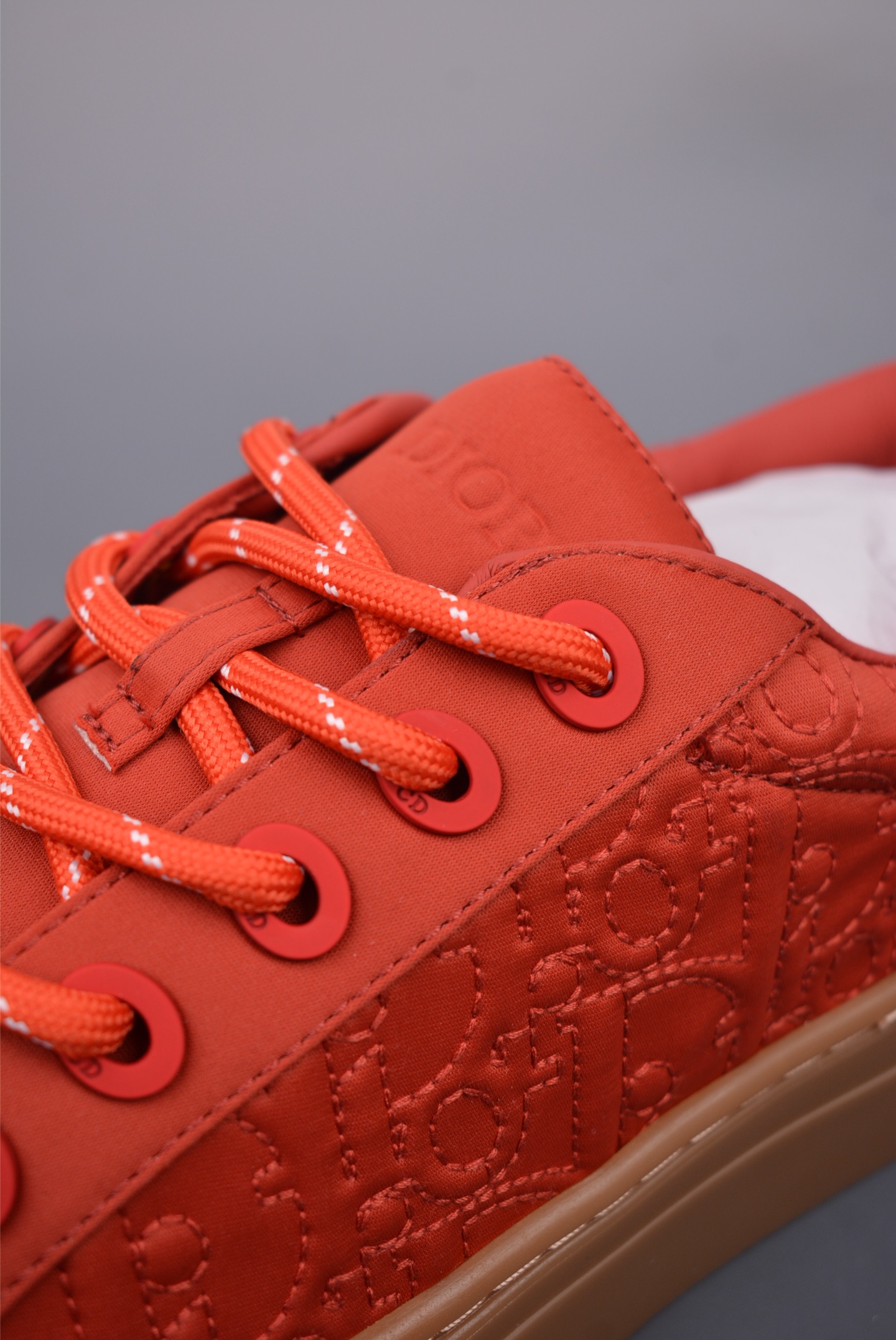 Stone Island x Dior B33 Low Top Sneakers Orange Red 3SN303ZEY2936