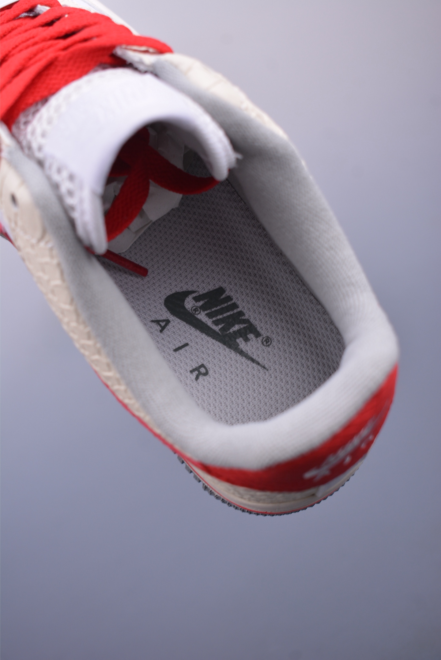 Nike Air Force 1 07 Low Sneakers Off-White and Red Snake Year Limited Edition DX2678-100