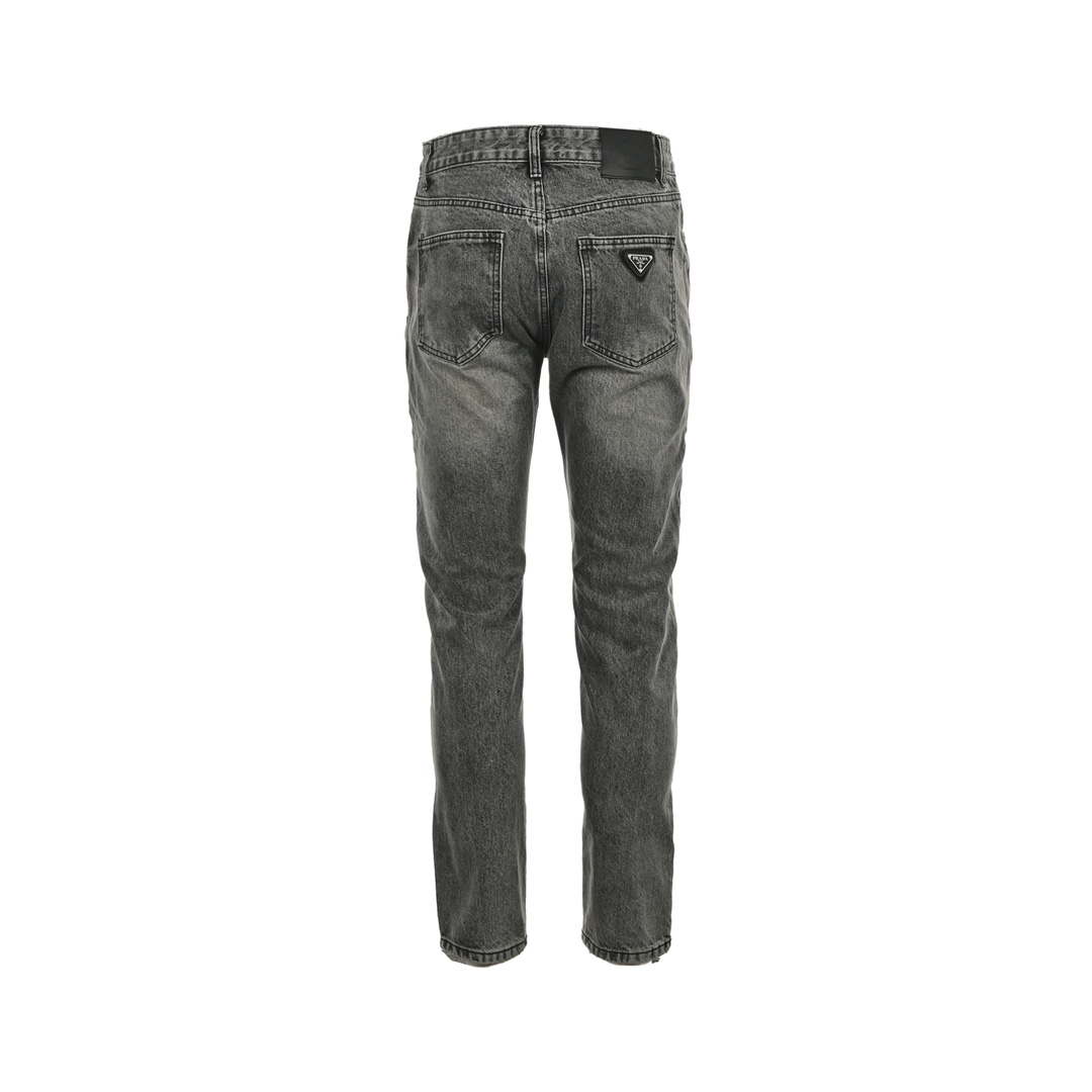 Prada Back Triangle Logo Jeans