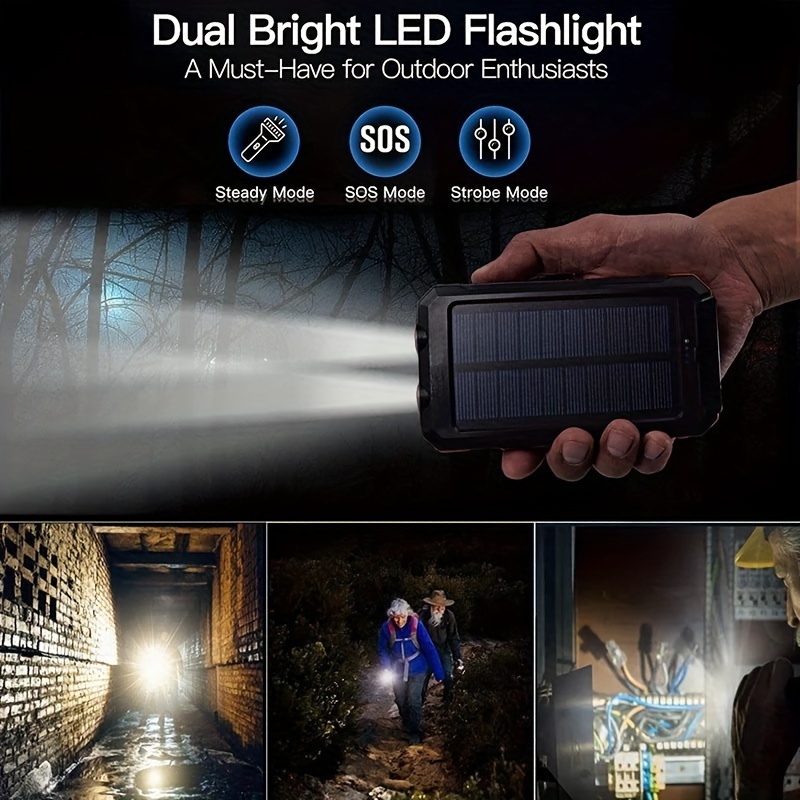 10000-mAh-Solar-Mobile-Power/-Mobile-Power/-Portable-Charger-For-All-Devices
