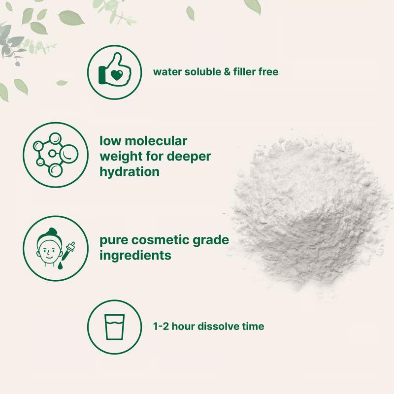 🔥49% OFF -Micro Ingredients Hyaluronic Acid Powder, DIY Facial Serum, Skin Hydration Care Formula