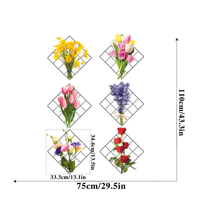 🔥Last Day Promotion-50% OFF🔥12*13inch 3D Plant/Flower Wall Sticker-(1Sets / 5 Pattern)-BUY 4 Sets GET 20% OFF & FREE SHIPPING