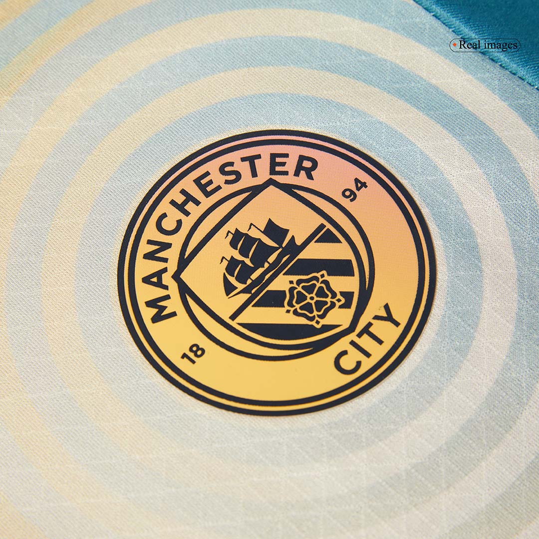 Authentic DE BRUYNE #17 Manchester City Fourth Away Football Shirt 2024/25 Definitely City