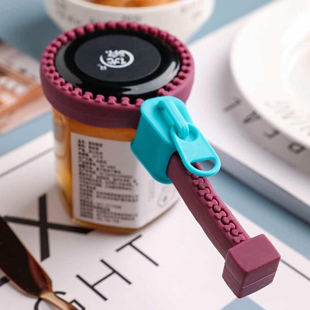 【BUY 1 GET 1 FREE NOW】Creative Silicone Zipper Can Opener