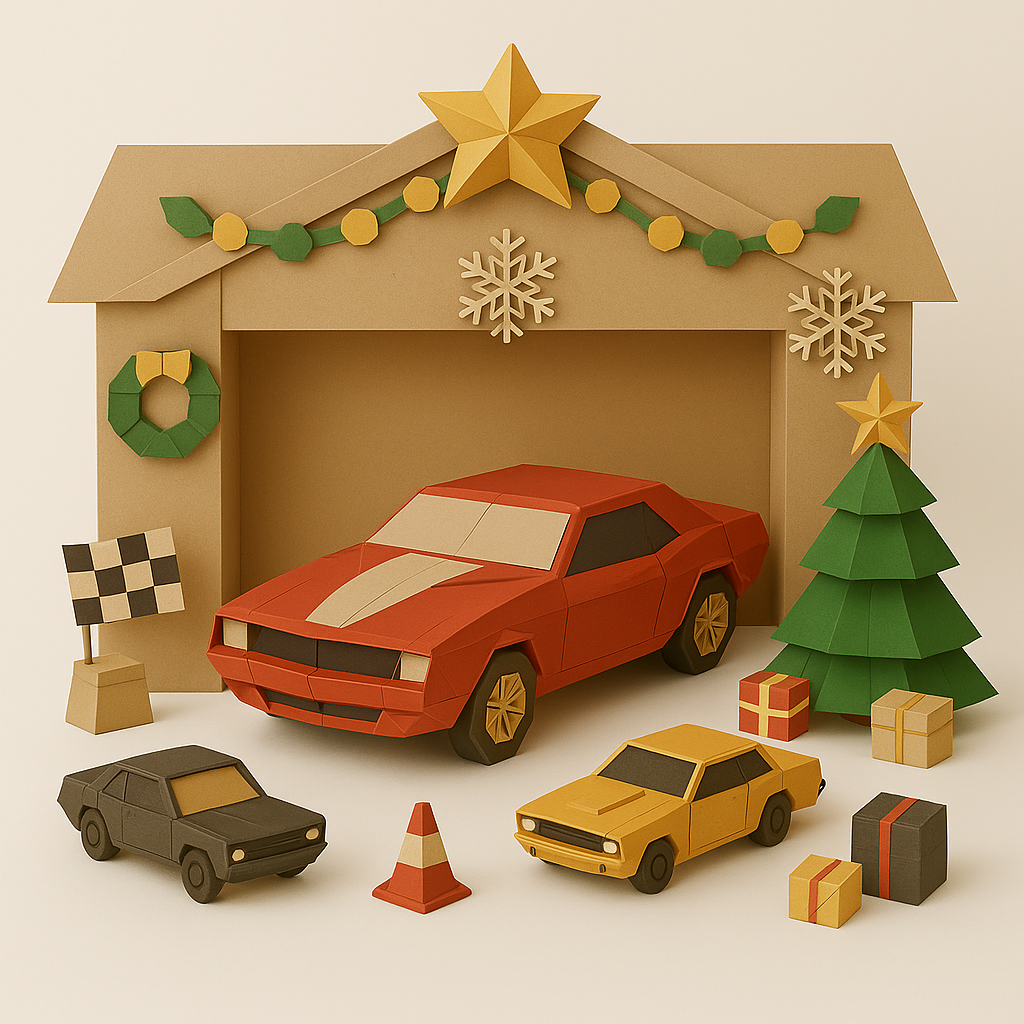 DIY Paper Cars Craft Kit