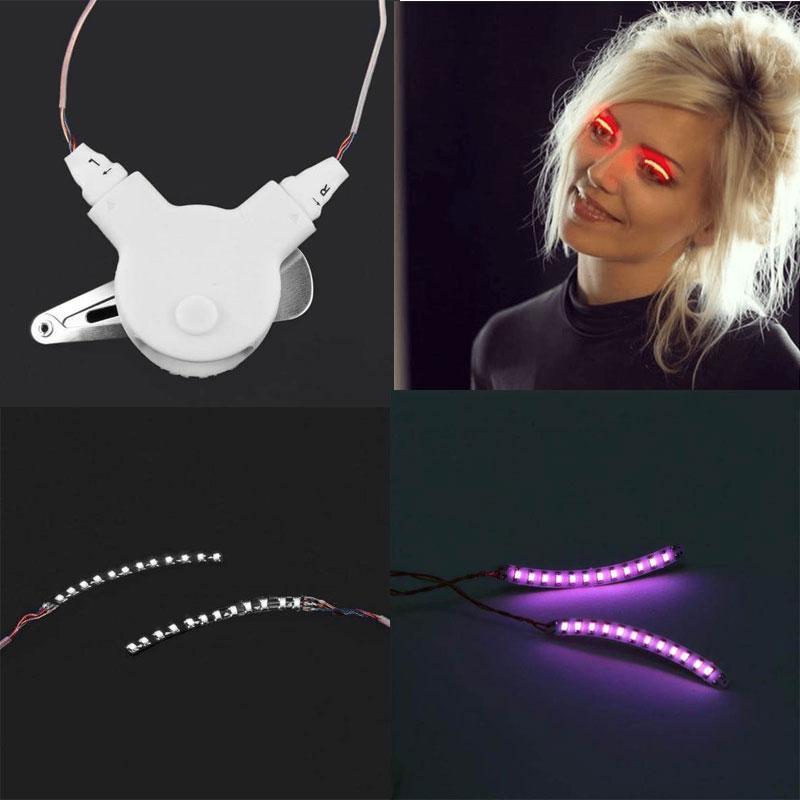 Waterproof Luminous LED Eyelashes with 7 Flashing Modes