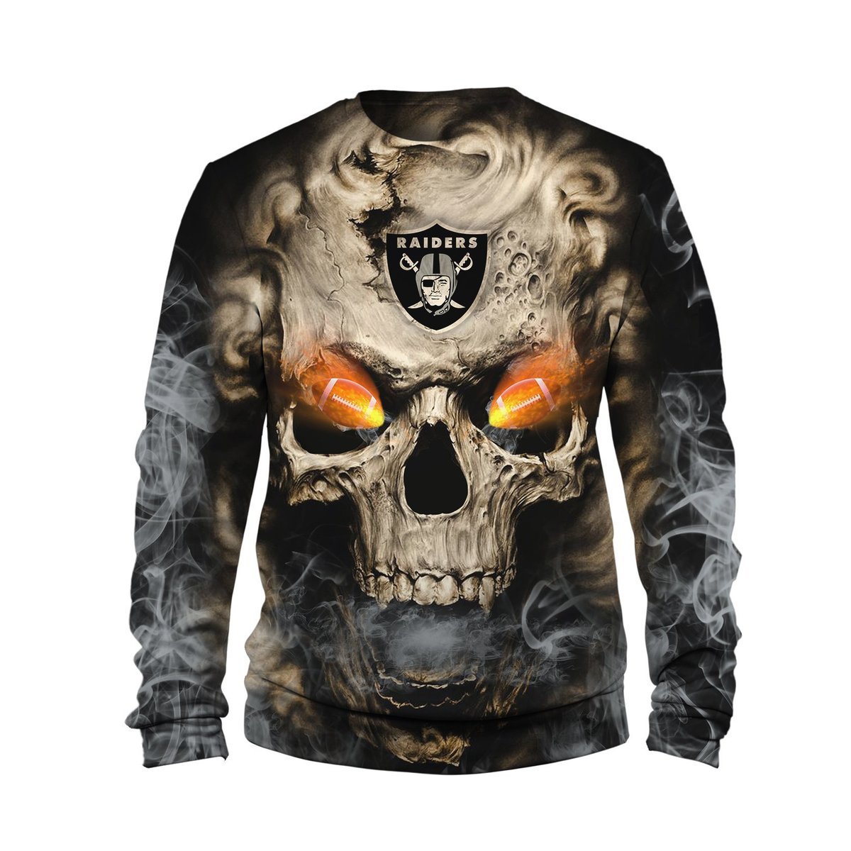 RAIDERS 3D HOODIE SKULL 08
