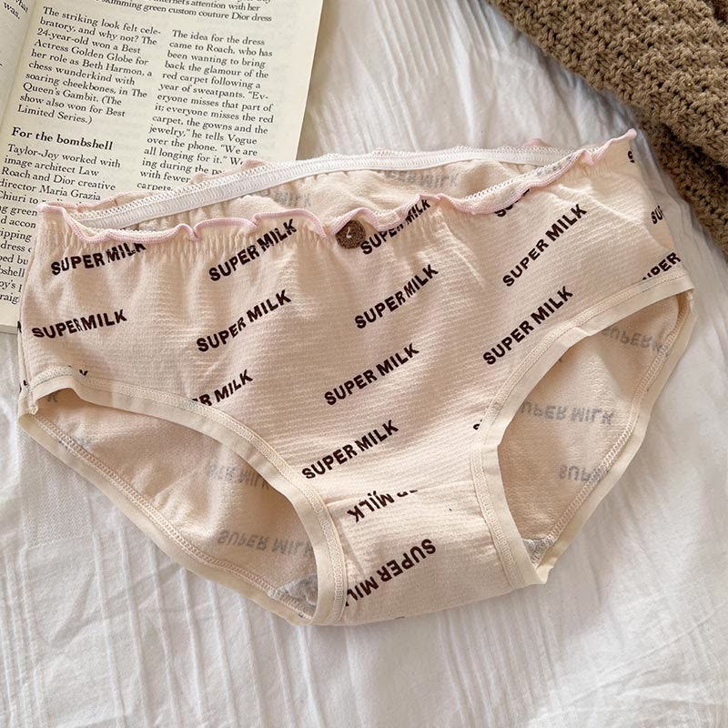 5 Pack Cow Print Panty Set