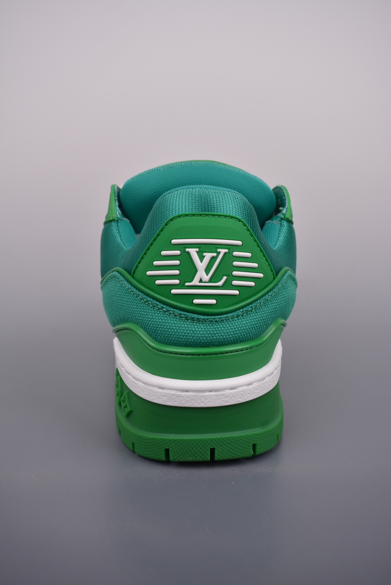 Louis Vuitton Trainer Maxi Low Sneaker green and white