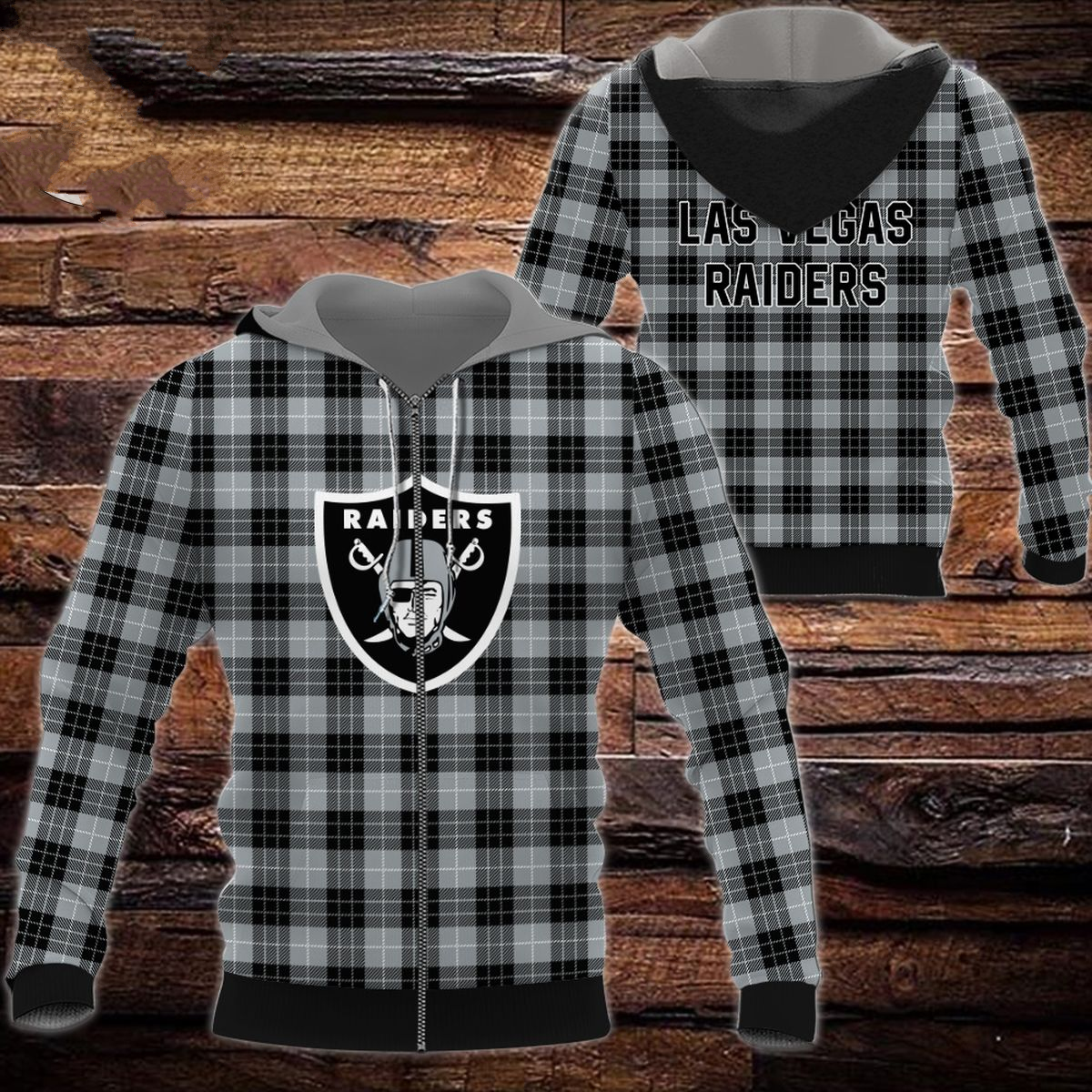 LAS VEGAS RAIDERS 3D HOODIE SKULL102