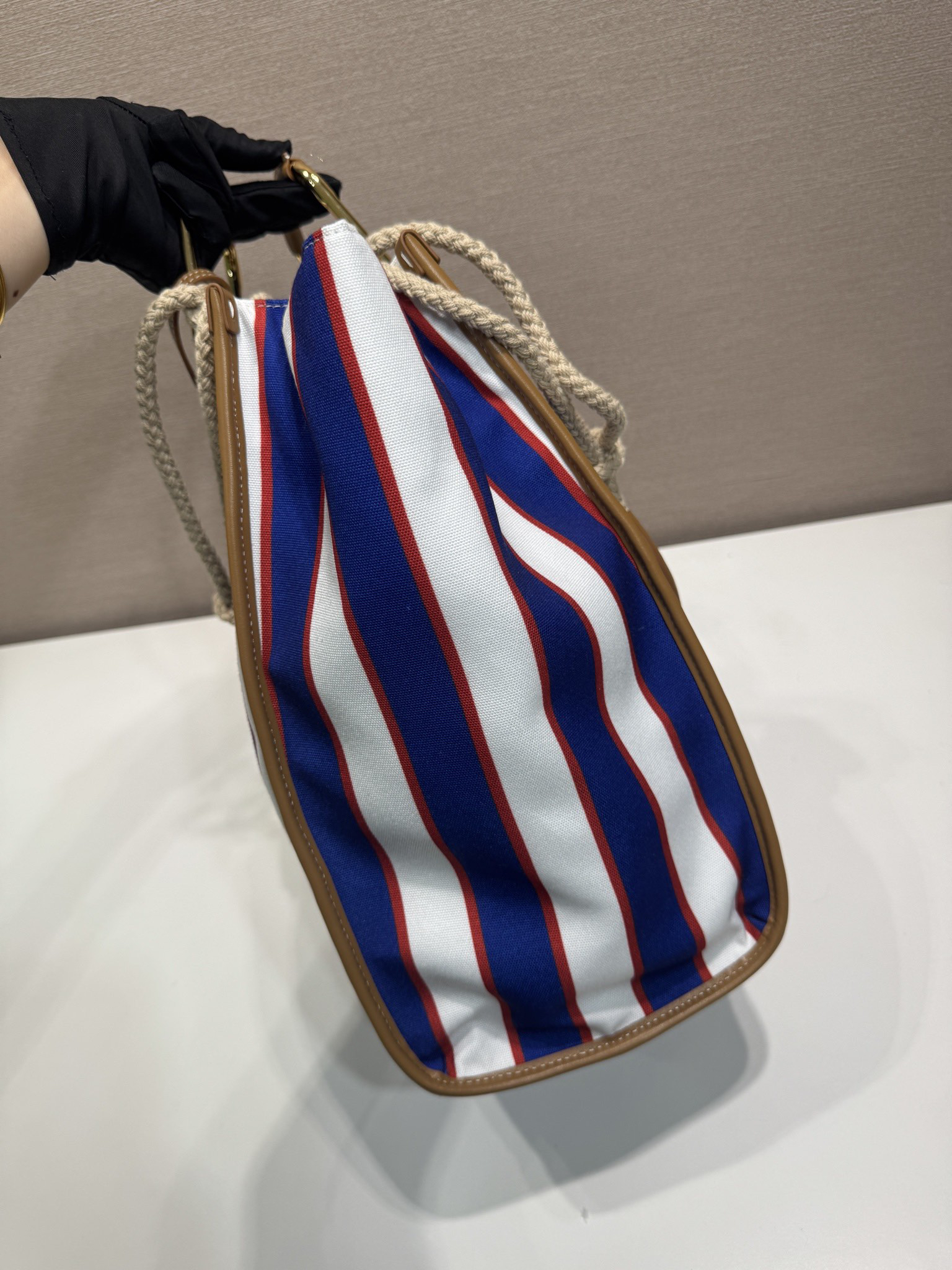 Prada Canvas Tote Bag 1BG561