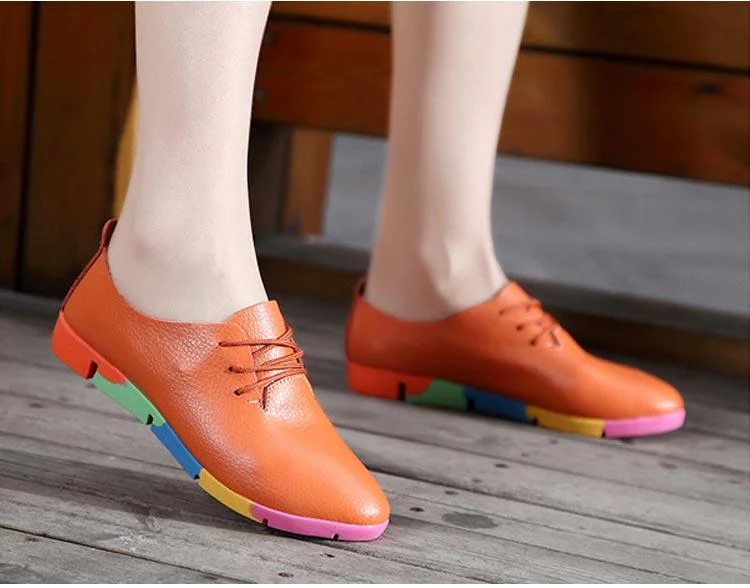 Breathable Leather Women's Orthopedic Shoes for Bunion