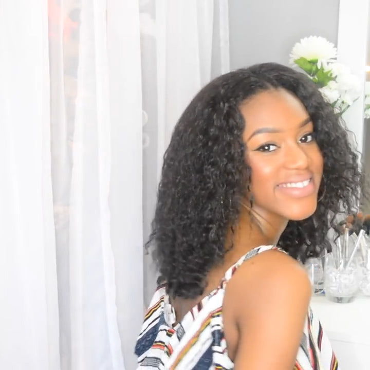 New Super Glueless Basic Cap Curly Wig