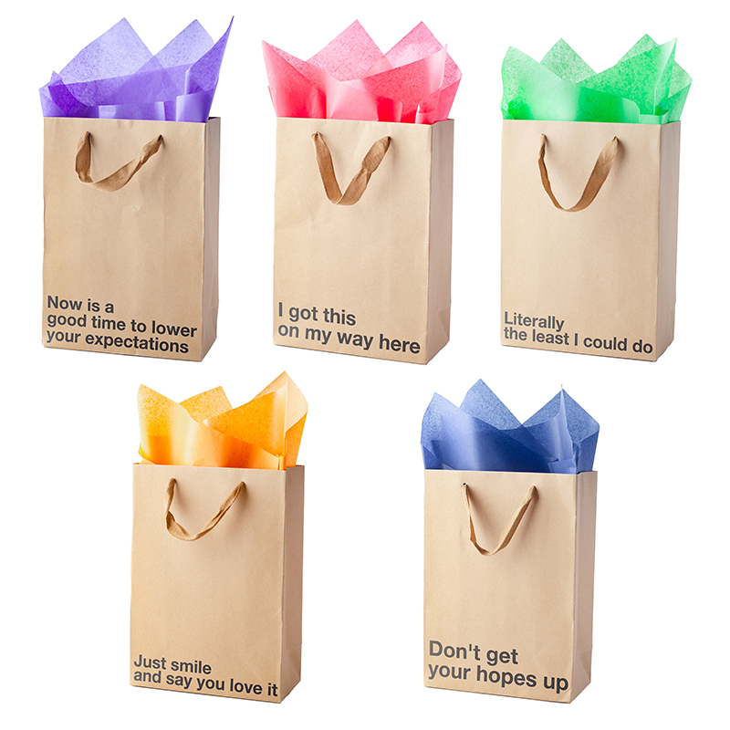 5 Piece Funny Gift Bag Set