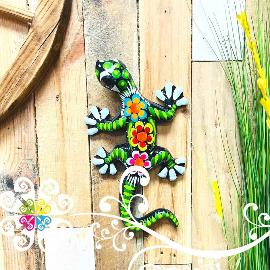 🔥SPRING SALE🔥🦎Handmade Large Clay Lizard Decor