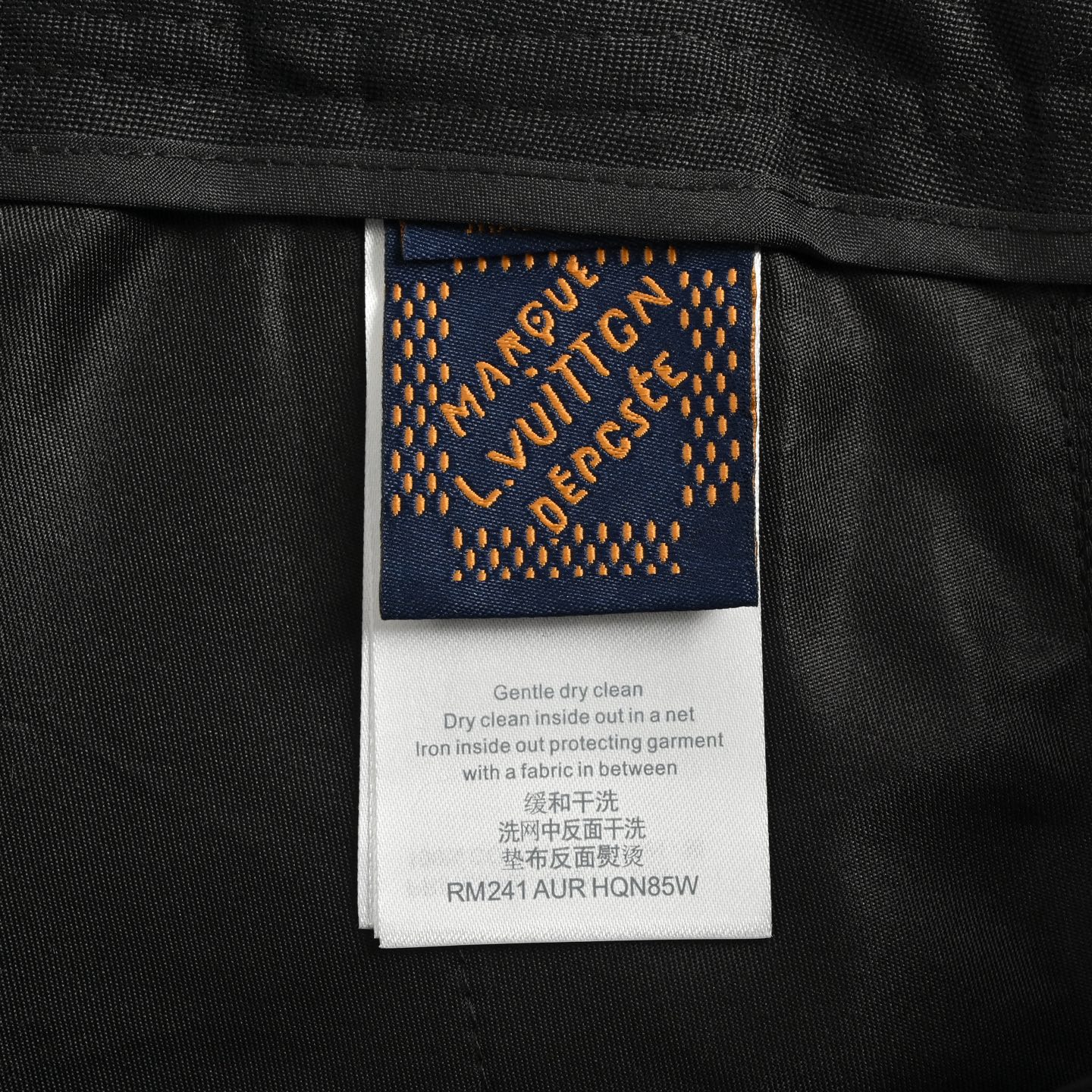 Louis Vuitton 25ss embroidered logo pocket zip-up overalls