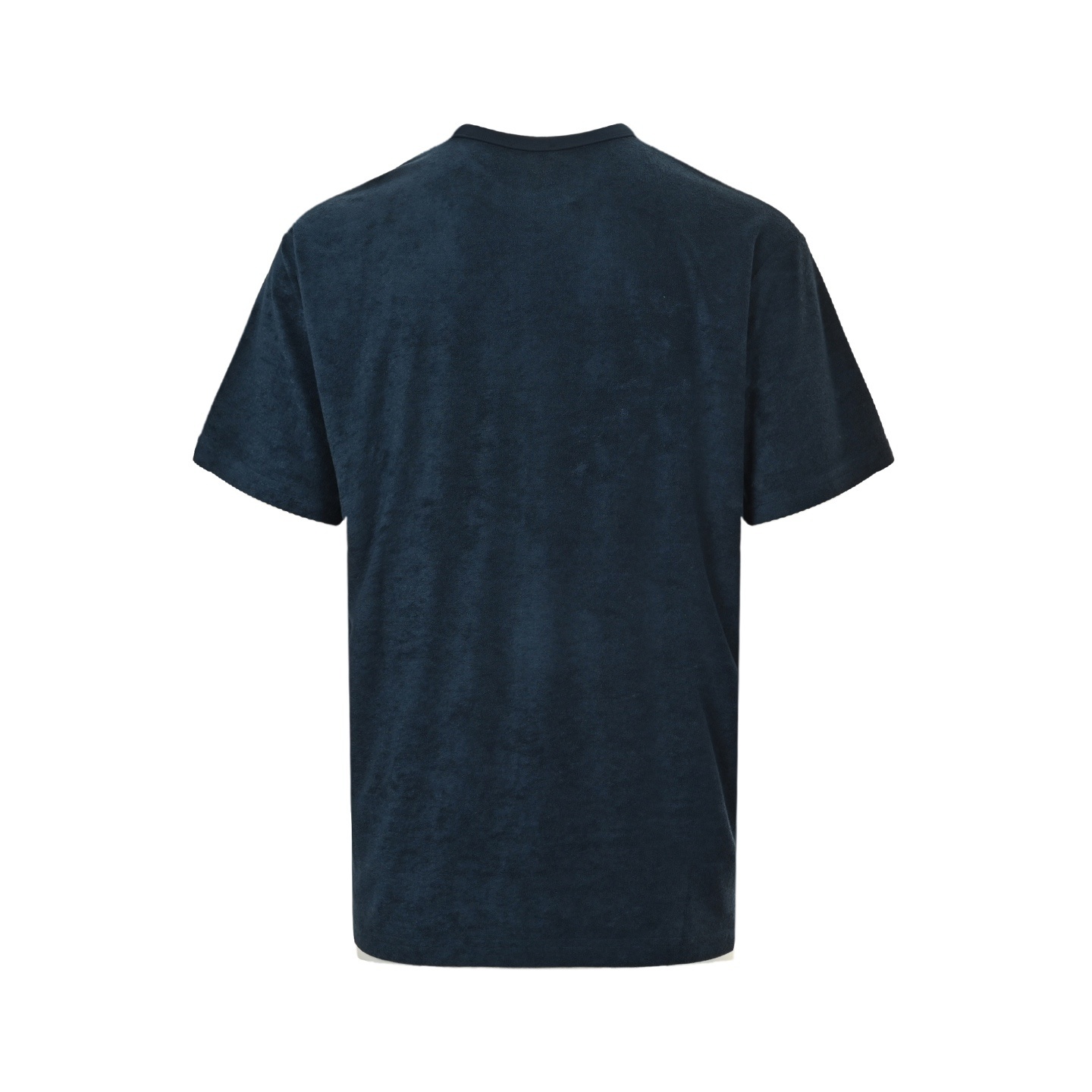 Dior 25ss terry short-sleeved shirt with small chest embroidery logo