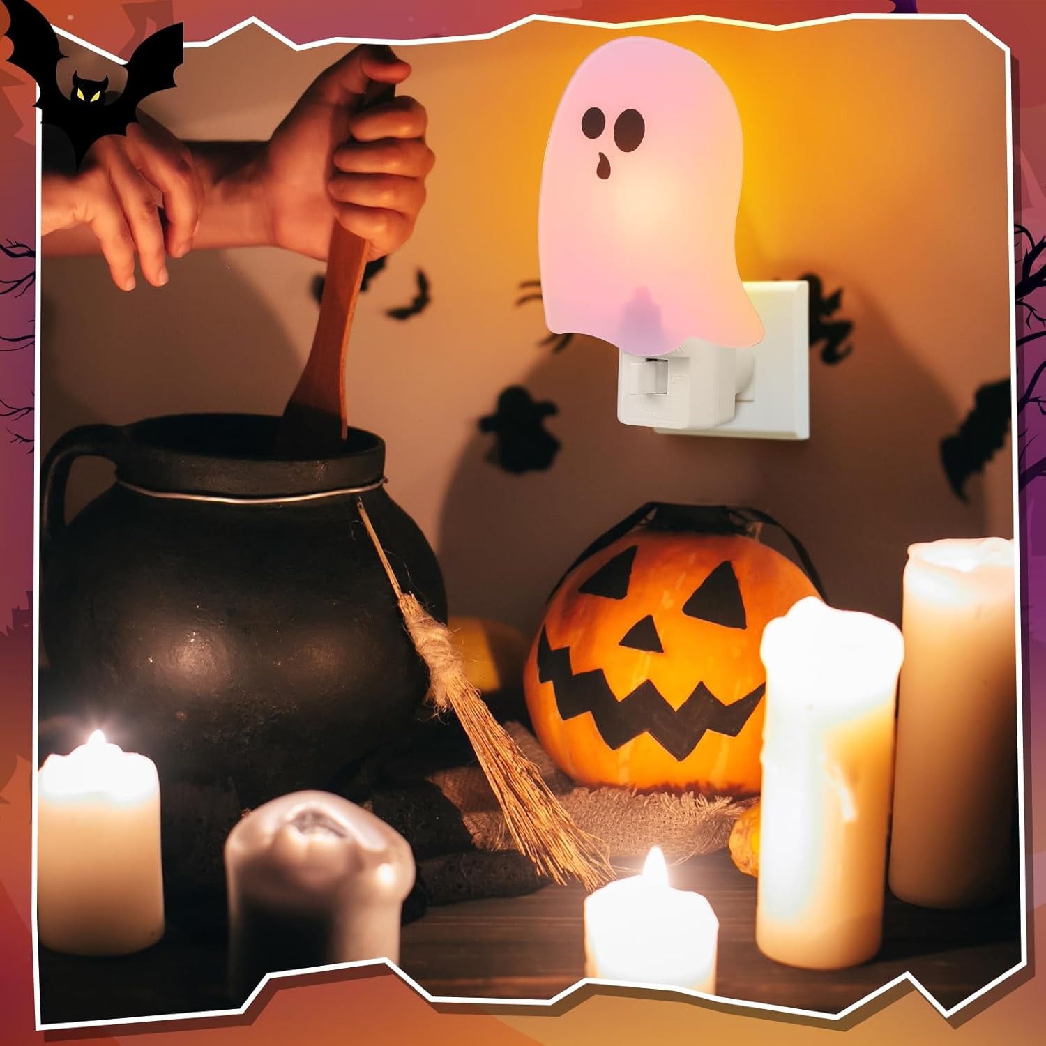 💥ON SALE💥Halloween Ghosts Night Light