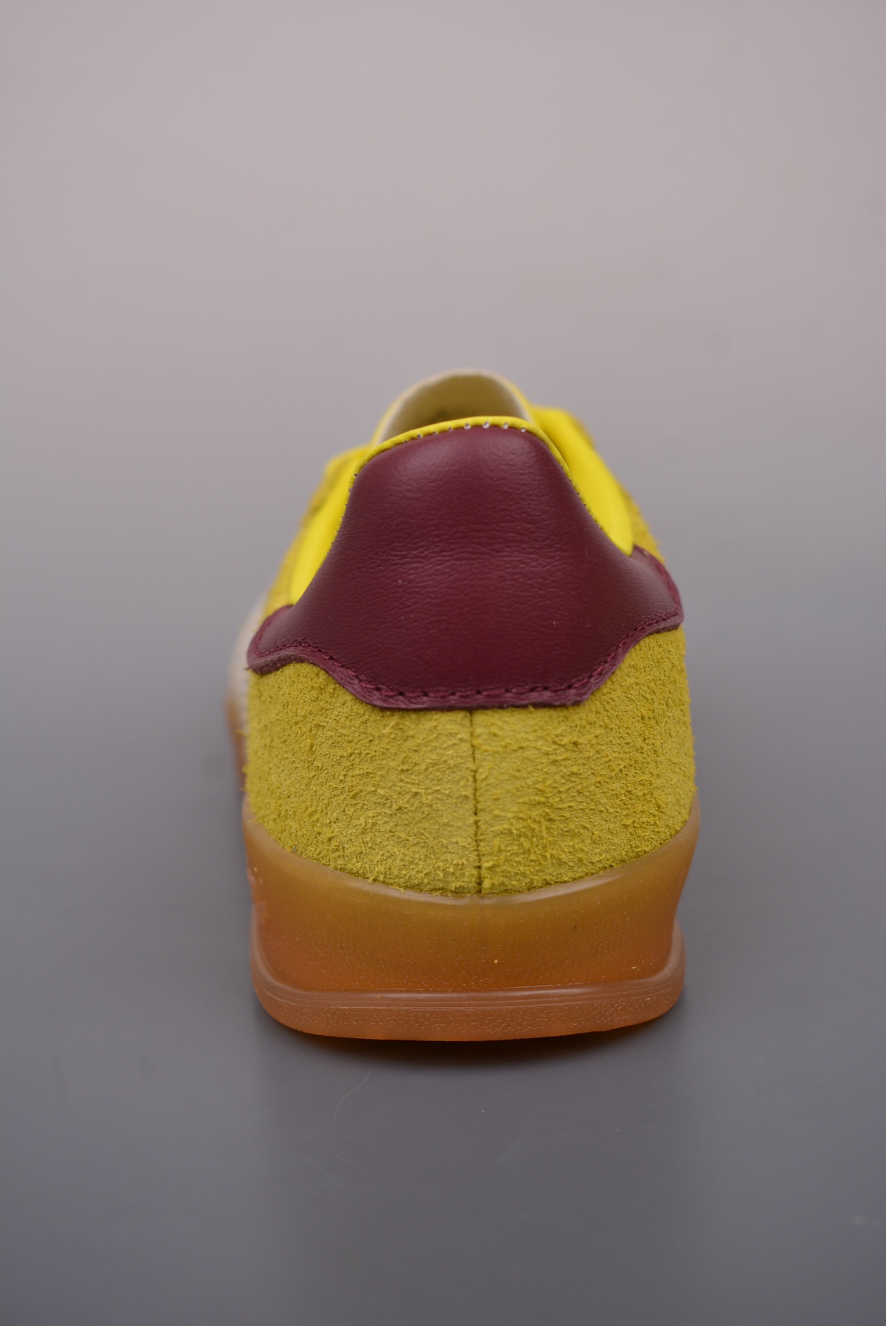 Adidas Gazelle Indoor Trainers Bright Yellow Burgundy IE1369