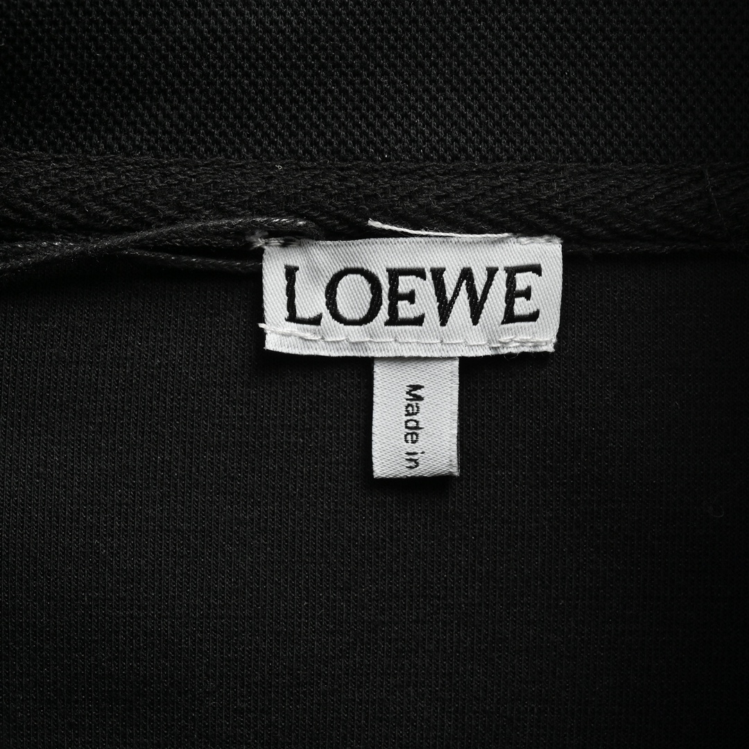 Loewe 24Fw colorblock web embroidered jacket