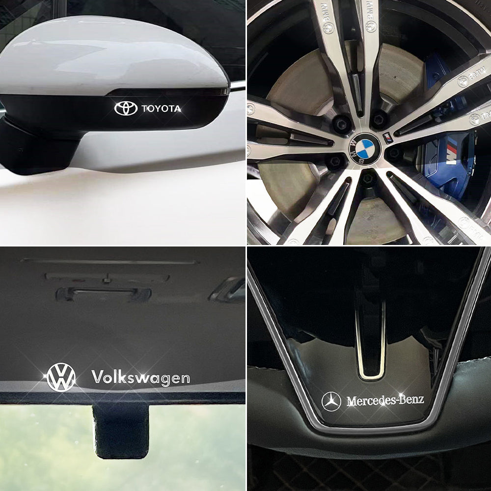 🔥Car Logo DIY Sticker Metal Sticker(10pcs)