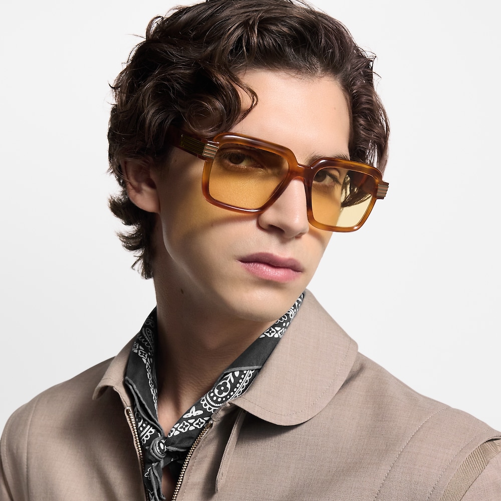 Louis Vuitton LV SLIDE LARGE SQUARE ROUND Sunglasses Z2828U