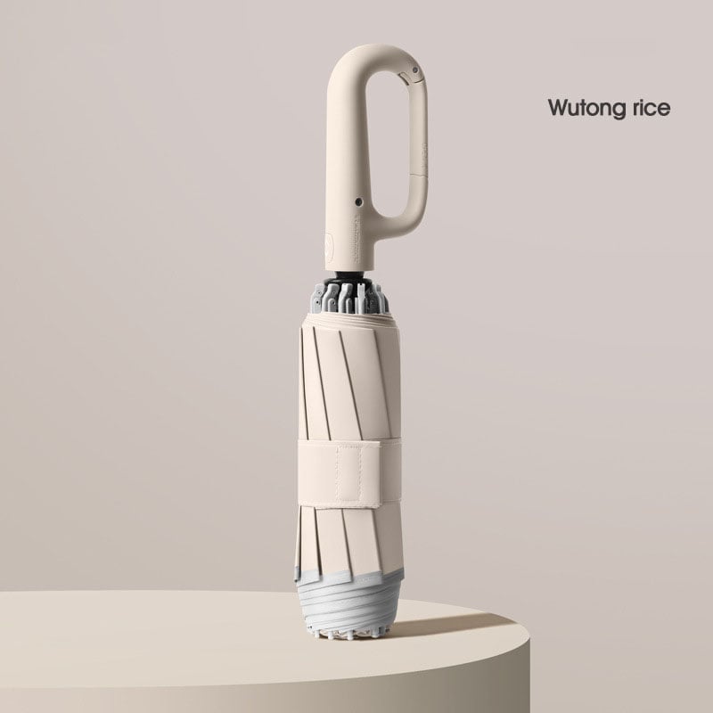 Ring buckle umbrella, Reflective Safety Strip, Sturdy Windproof, Travel Portable