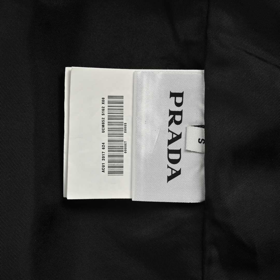 Prada 24Fw washed distressed canvas denim jacket