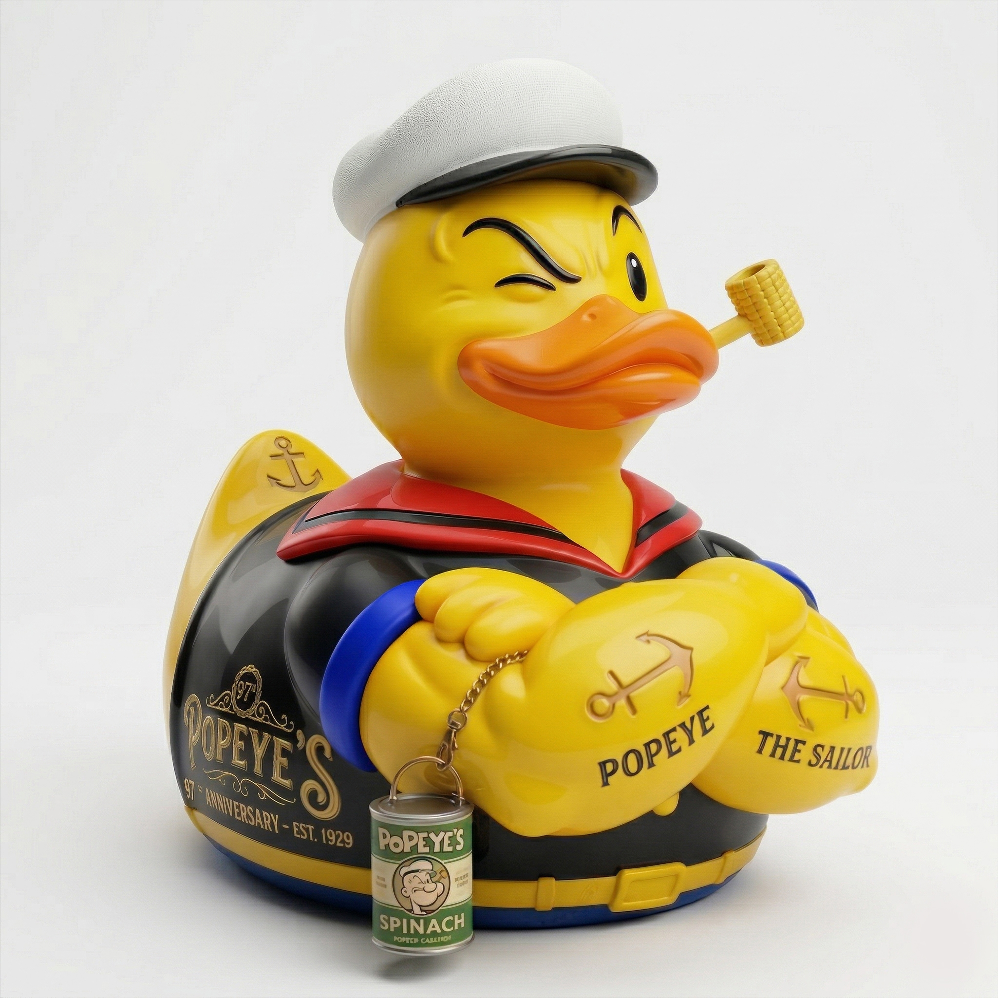 🦆 Popeye 97th Anniversary Collectible Duck – Limited Edition!
