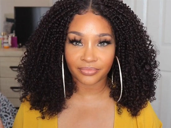 New fashion afro kinky lace front wigs