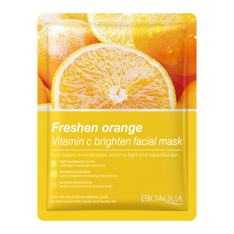 Plant fruit mask sheet pack hydrates and moisturizes to keep skin vibrant and healthy